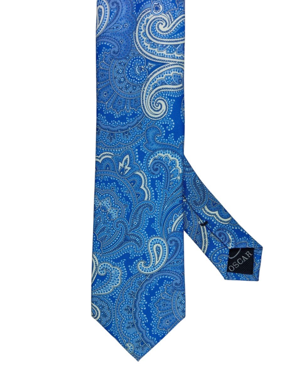 Corbata regular estampado floral para hombre