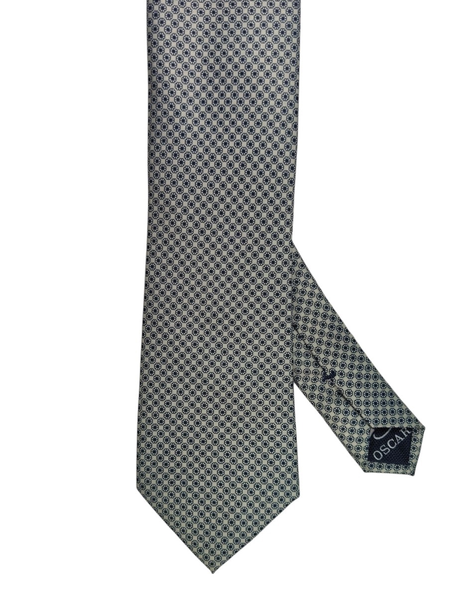 Corbata regular estampado floral para hombre 1