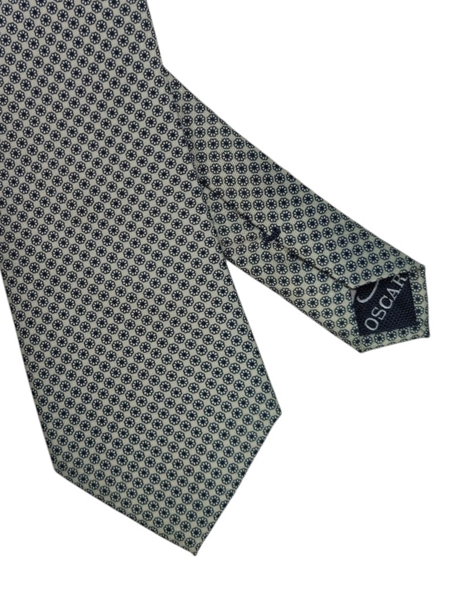 Corbata regular estampado floral para hombre 2