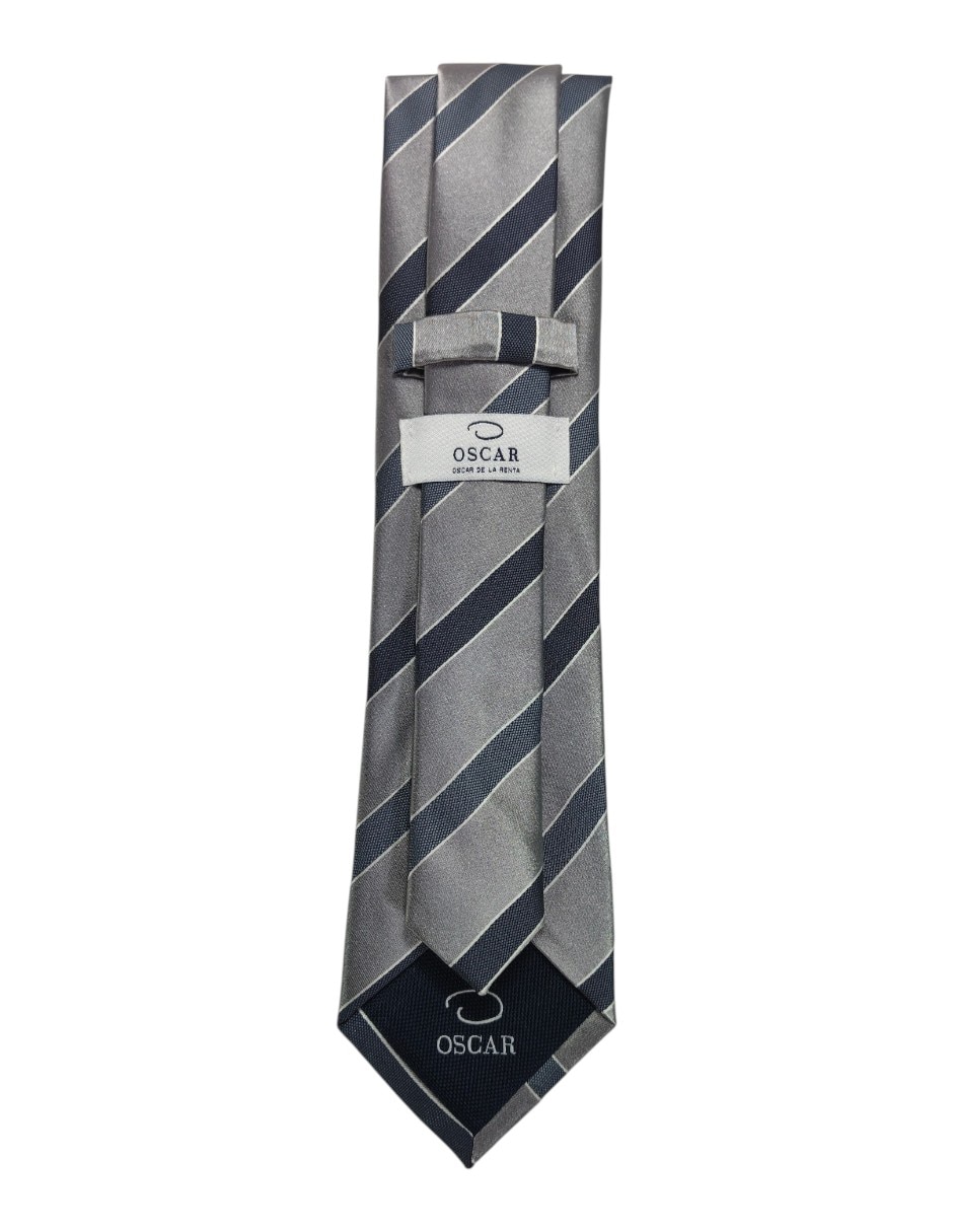 Corbata regular estampado a rayas para hombre 3