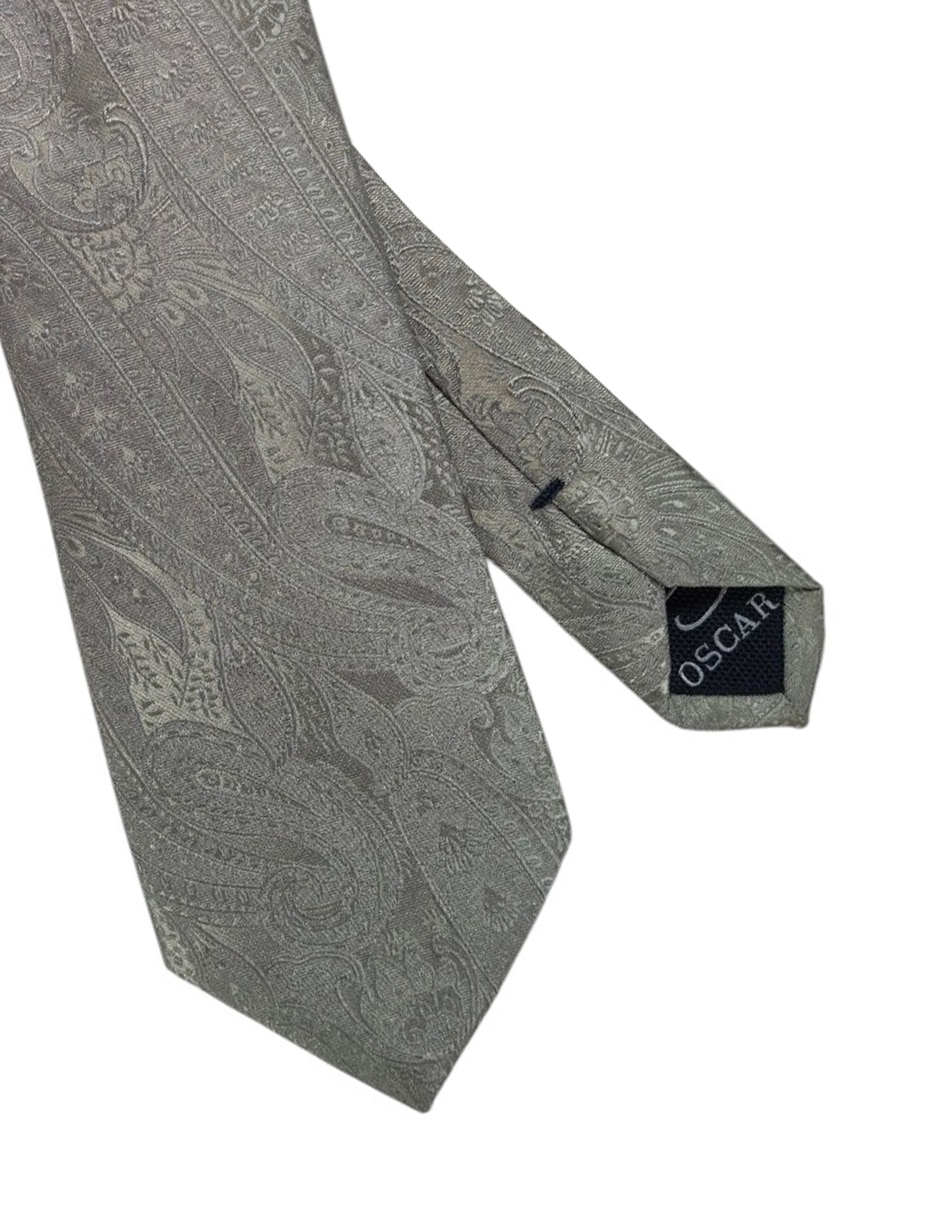 Corbata regular estampado paisley para hombre 2
