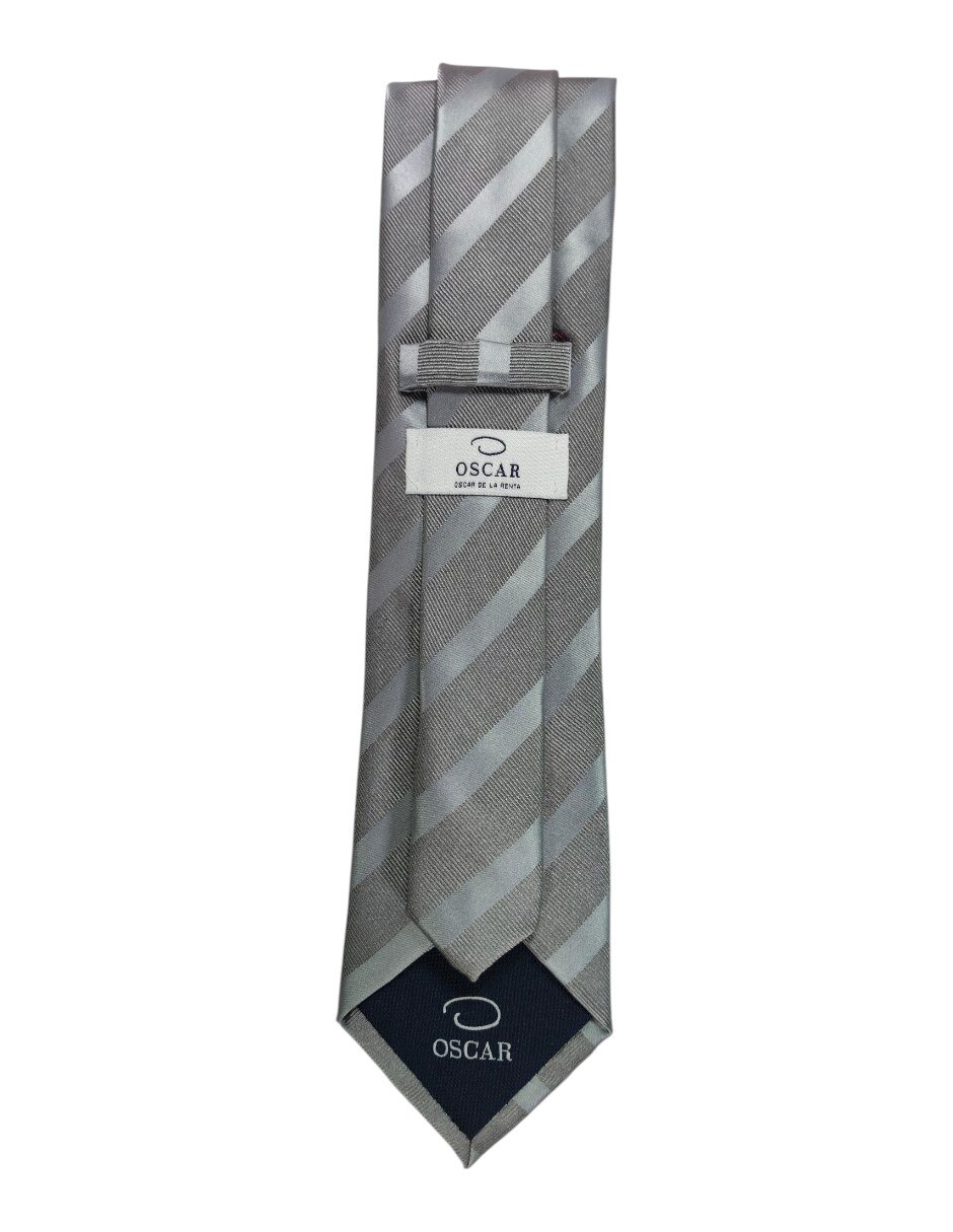 Corbata regular estampado a rayas para hombre 3