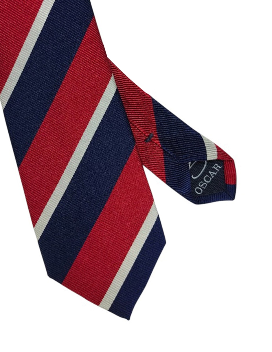 Corbata regular estampado a rayas para hombre 3