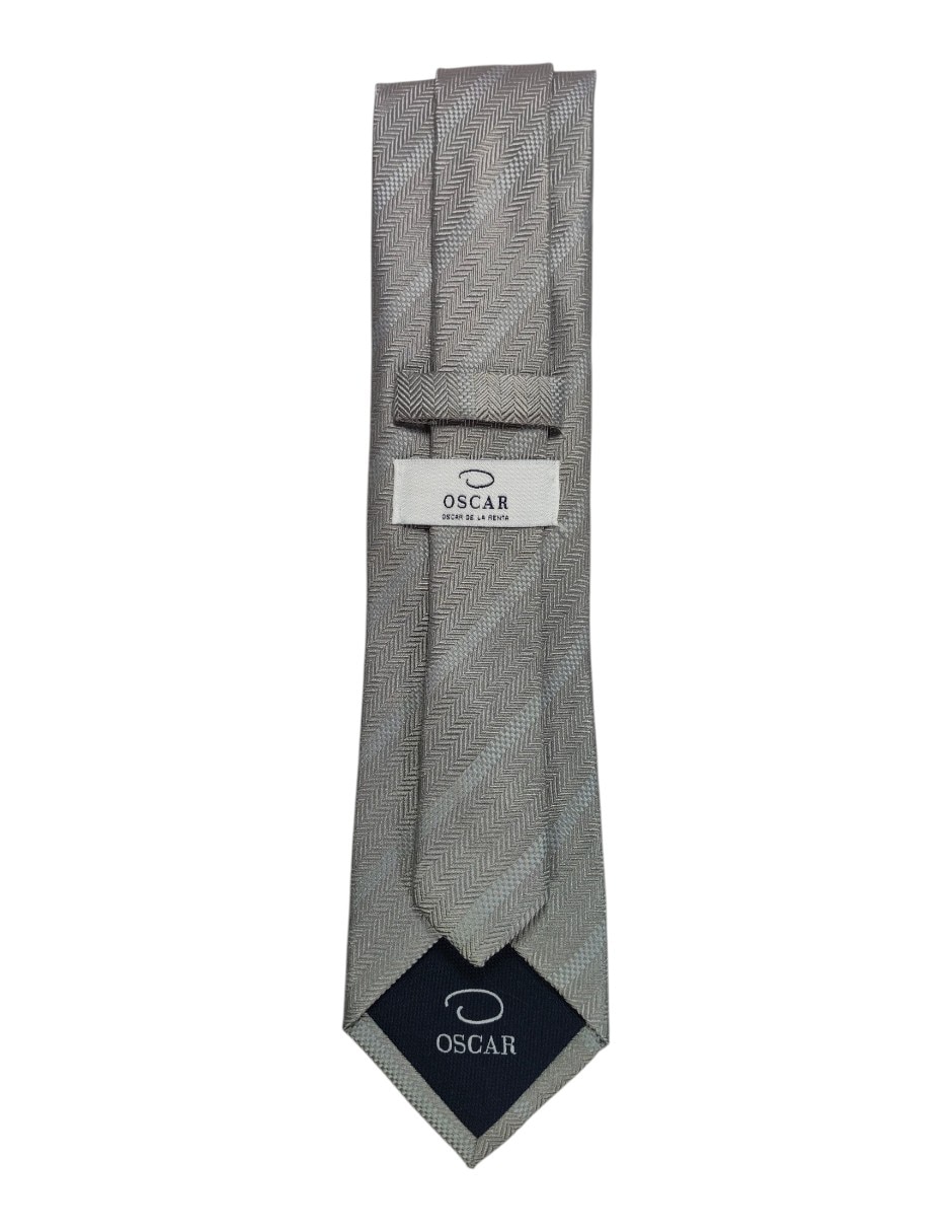 Corbata regular estampado a rayas para hombre 3