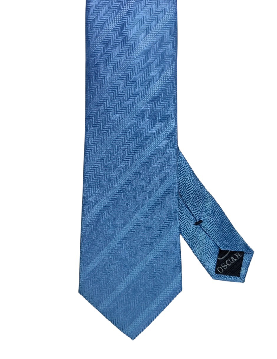 Corbata regular estampado a rayas para hombre