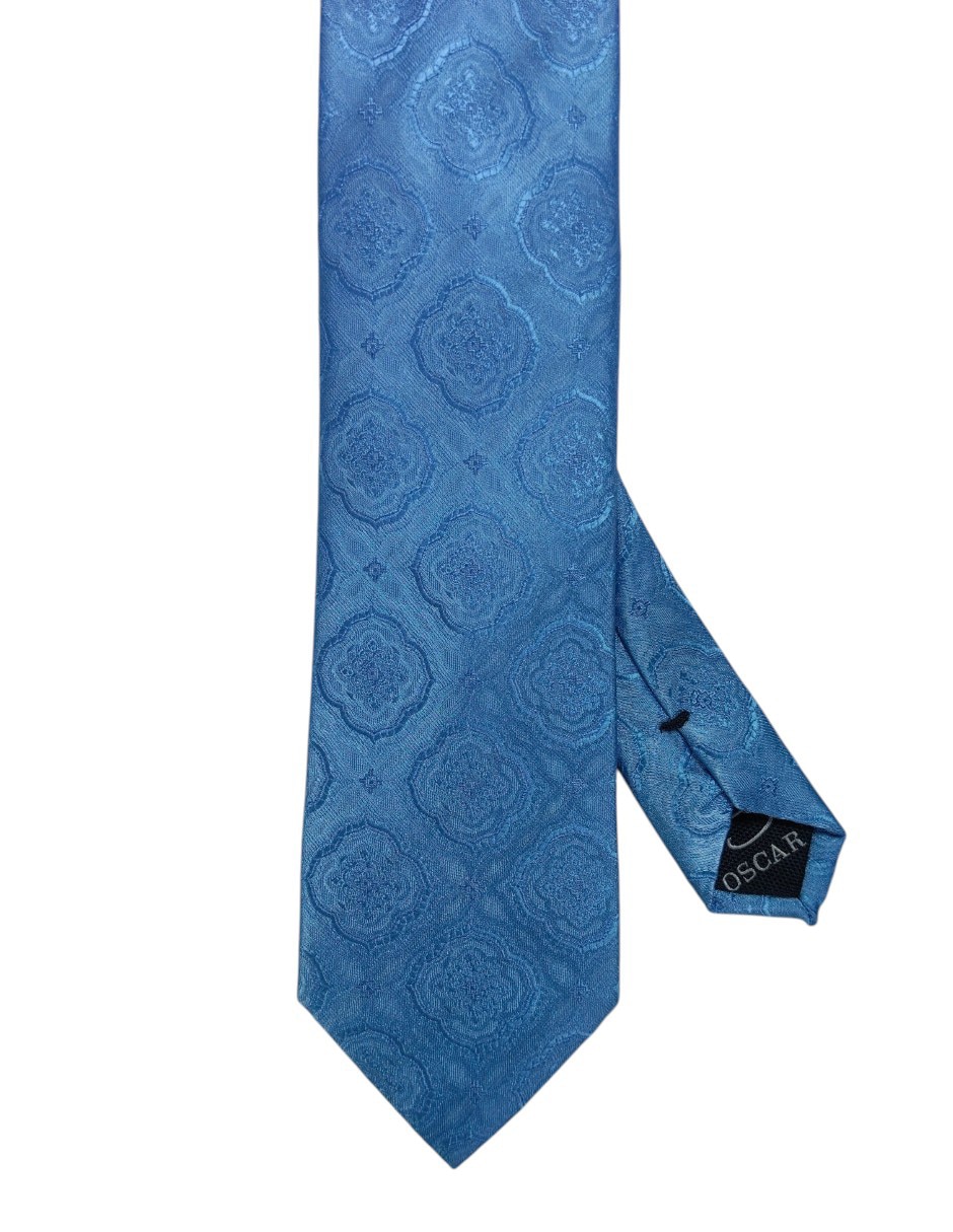 Corbata regular estampado floral para hombre