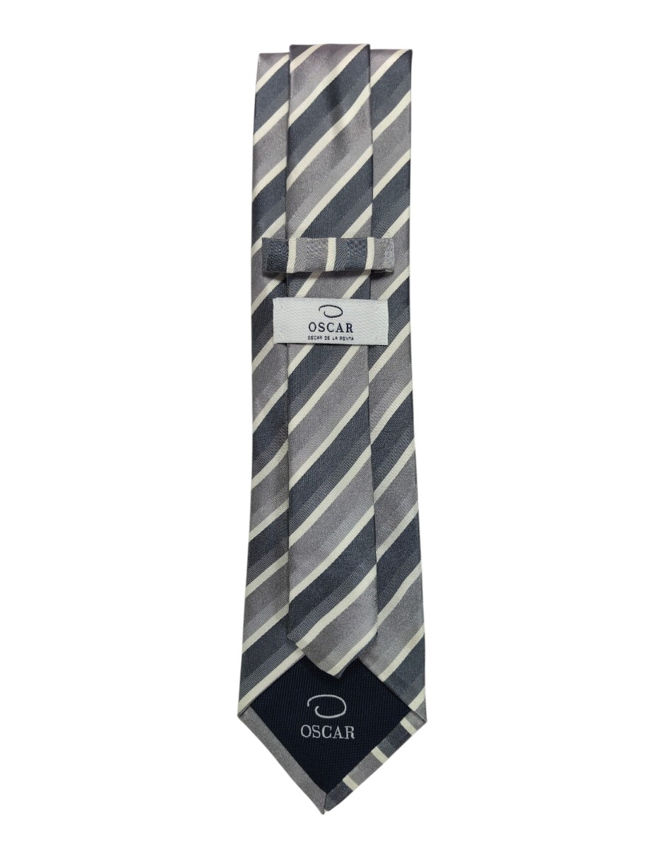 Corbata regular estampado a rayas para hombre 2