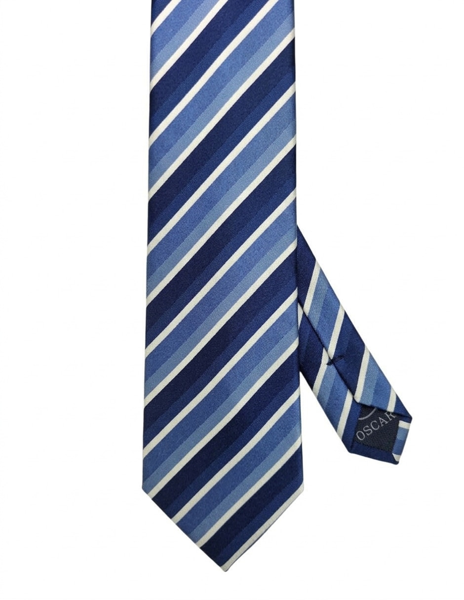 Corbata regular estampado a rayas para hombre