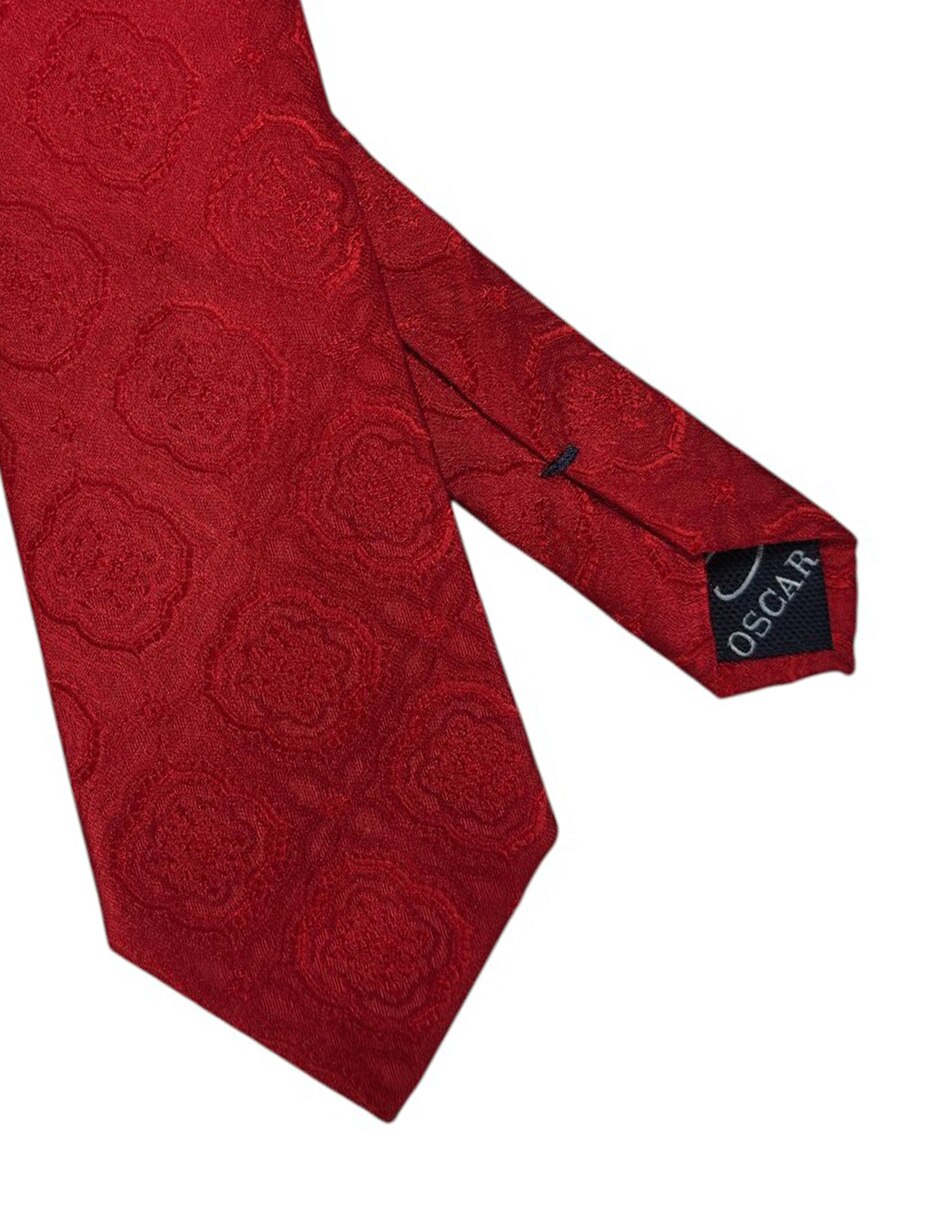 Corbata regular estampado floral para hombre 3