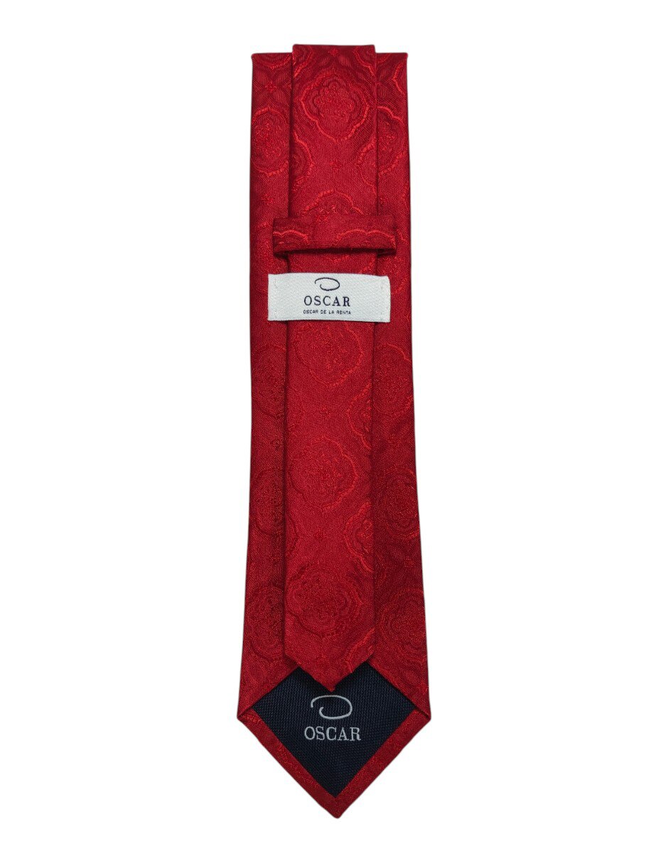 Corbata regular estampado floral para hombre 2