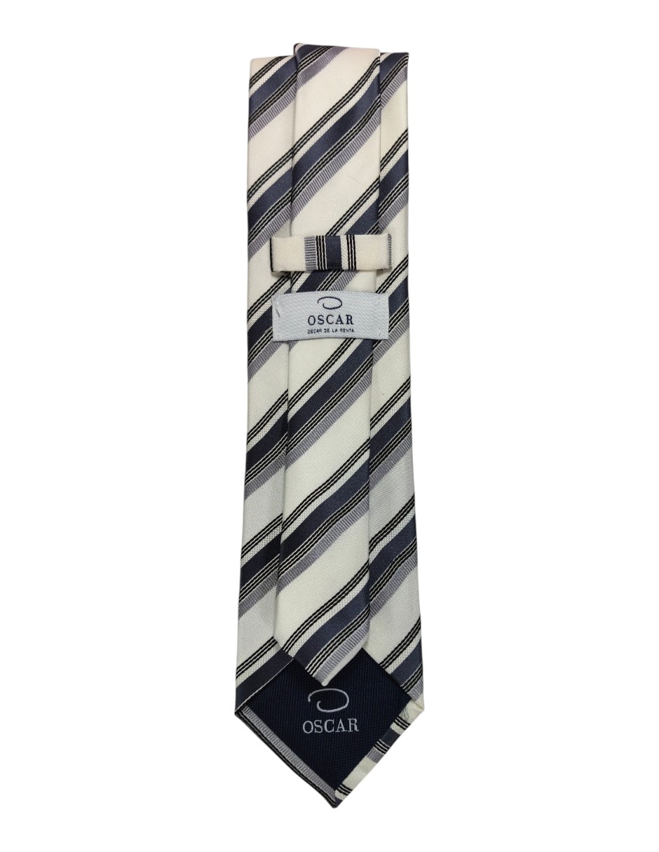 Corbata regular estampado a rayas para hombre 3