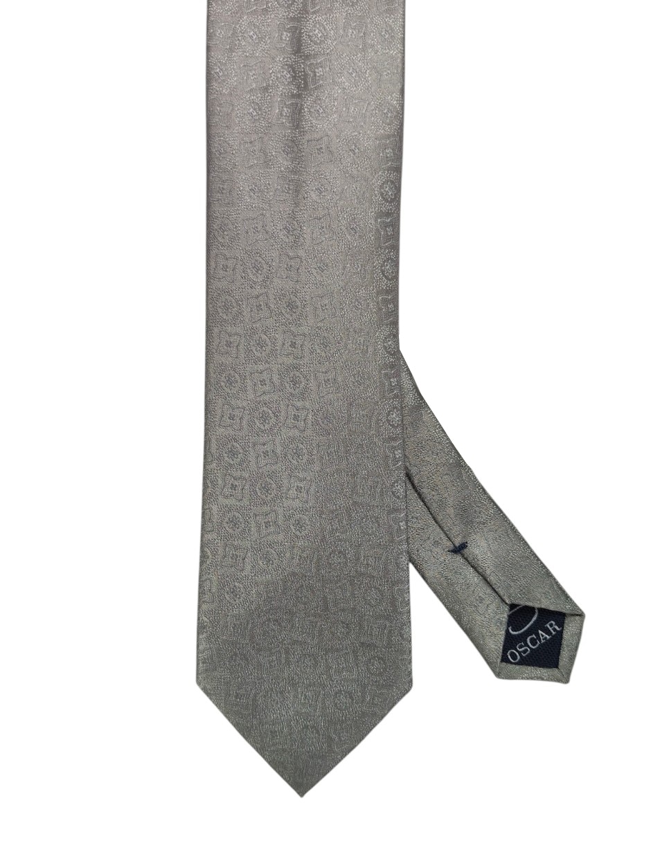 Corbata regular estampado floral para hombre 1
