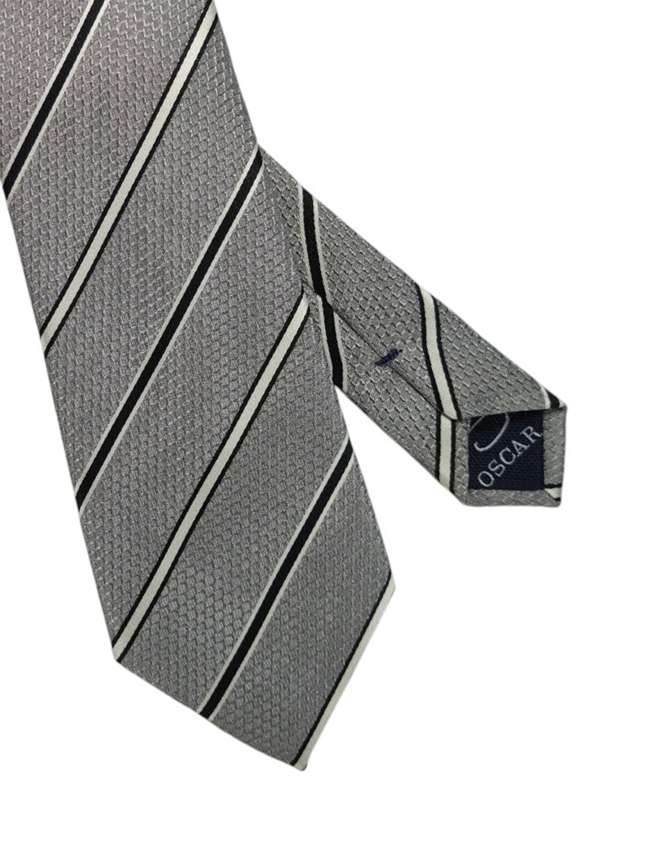 Corbata regular estampado a rayas para hombre 3