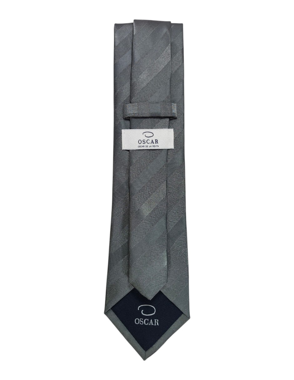 Corbata regular estampado a rayas para hombre 2