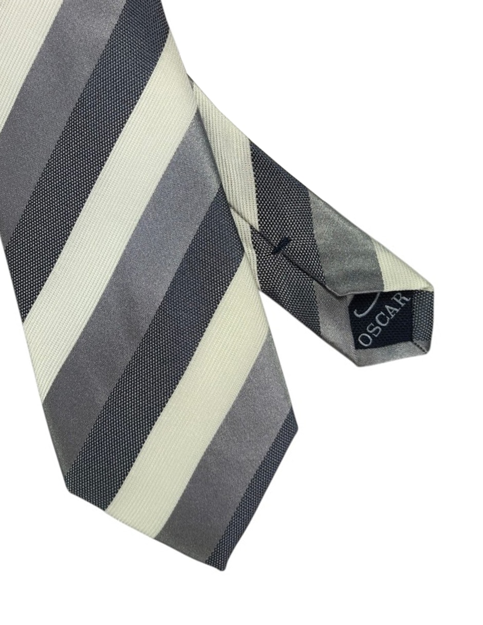 Corbata regular estampado a rayas para hombre 3