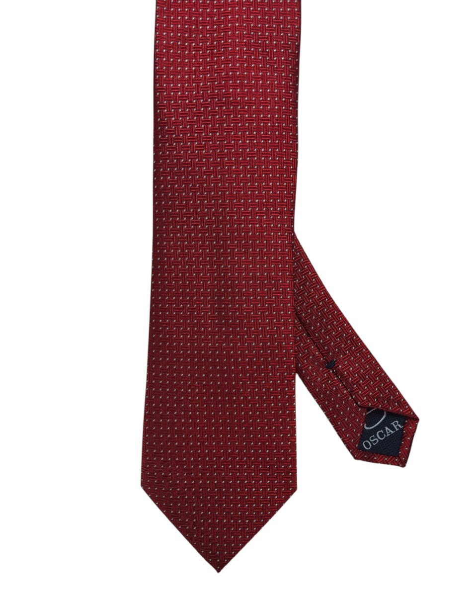 Corbata regular estampado gráfico para hombre 1