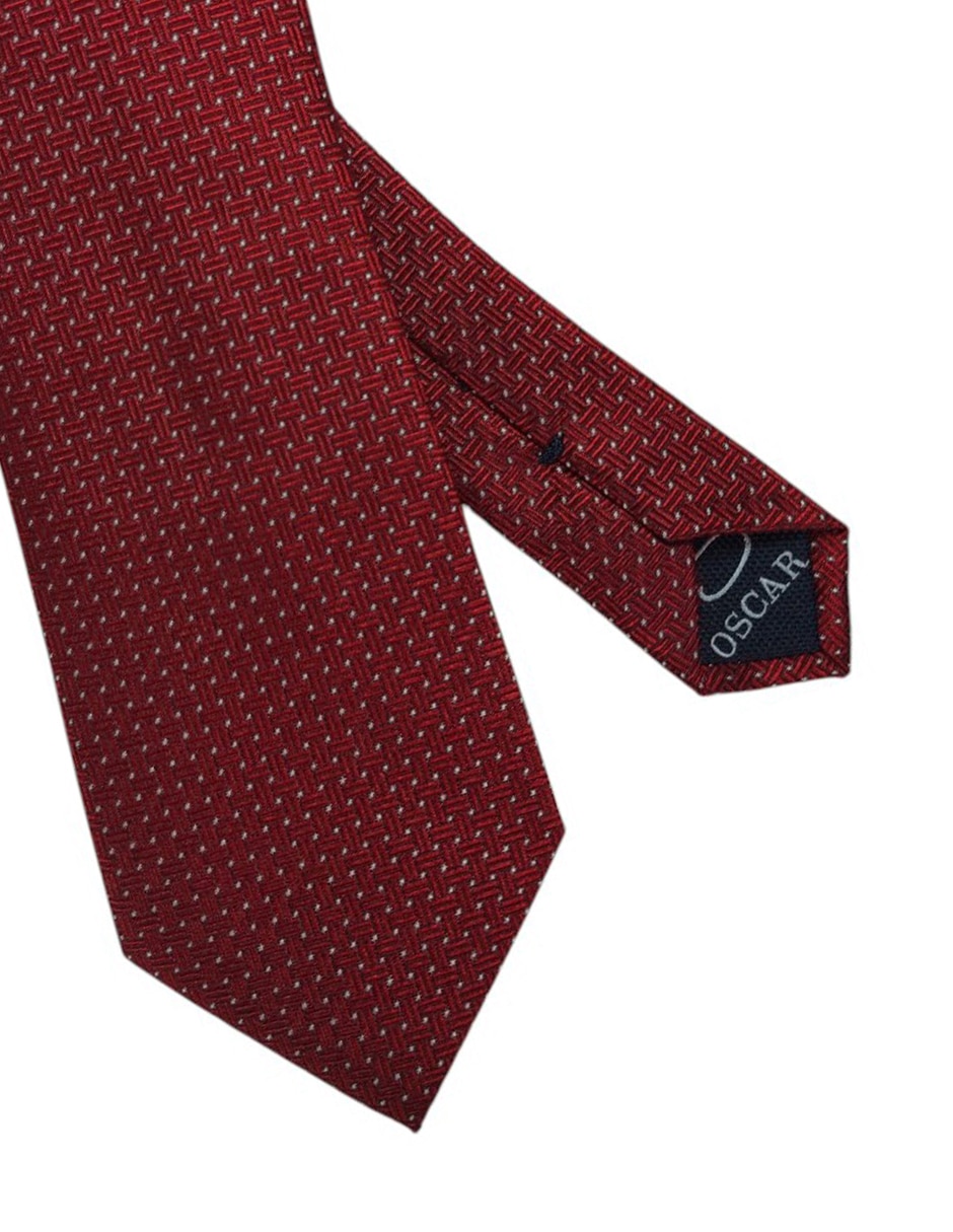 Corbata regular estampado gráfico para hombre 3