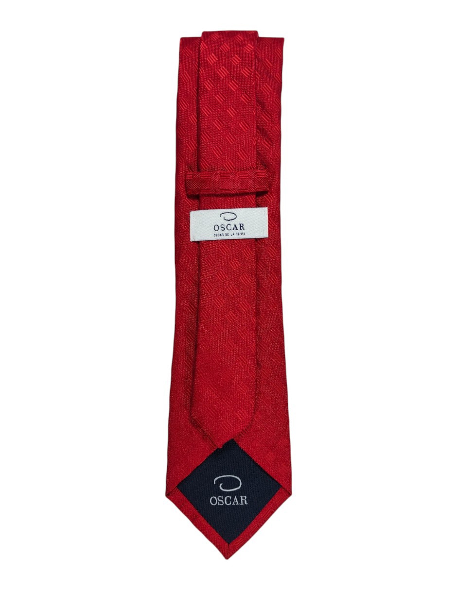 Corbata regular estampado a cuadros para hombre 3