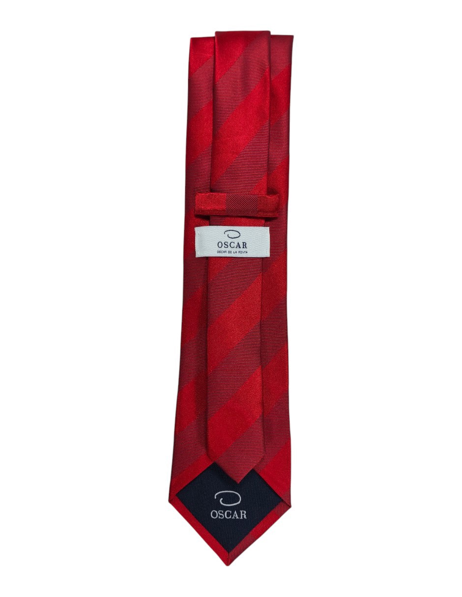 Corbata regular estampado a rayas para hombre 3