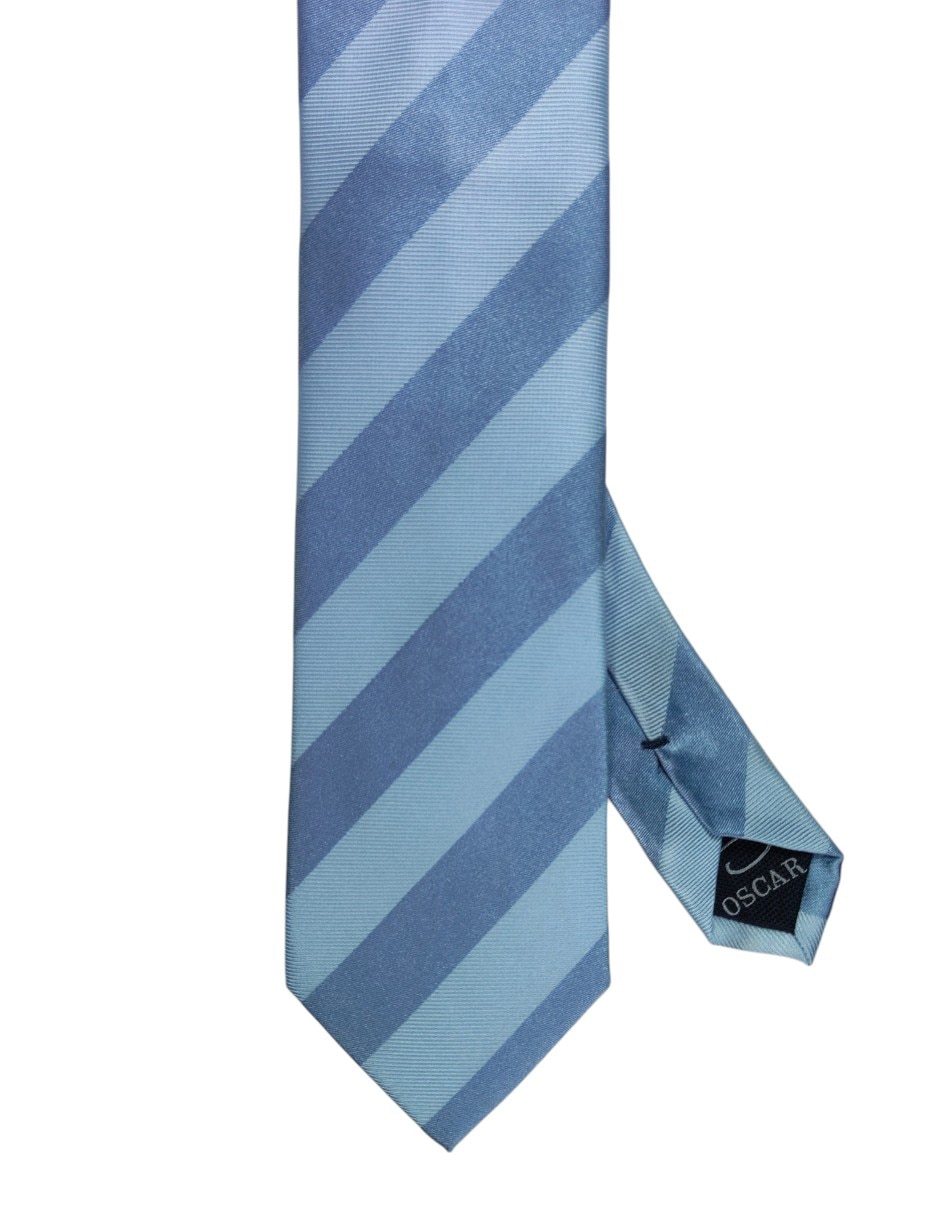Corbata regular estampado a rayas para hombre