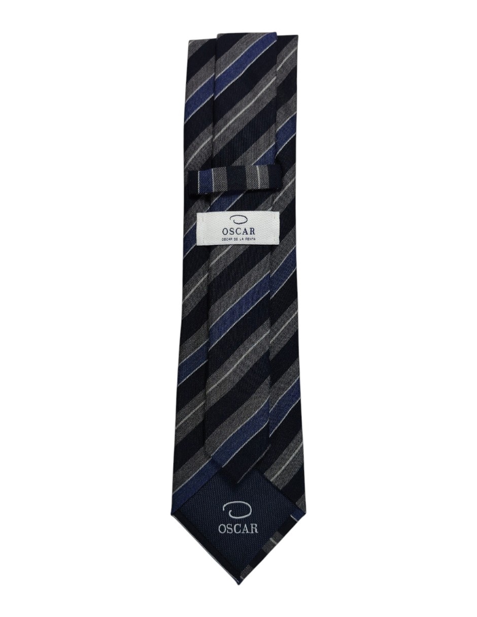 Corbata regular estampado a rayas para hombre 3