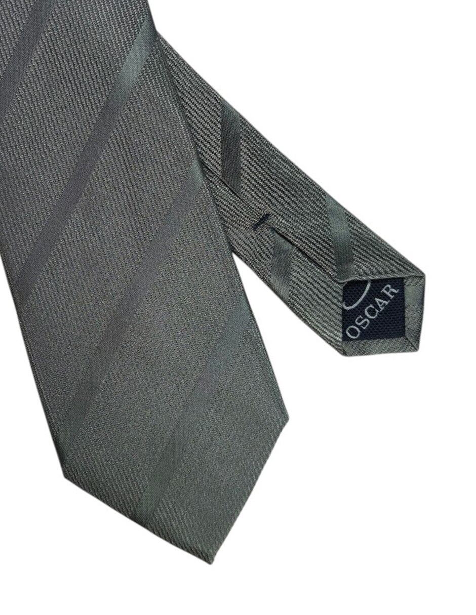 Corbata regular estampado a rayas para hombre 3