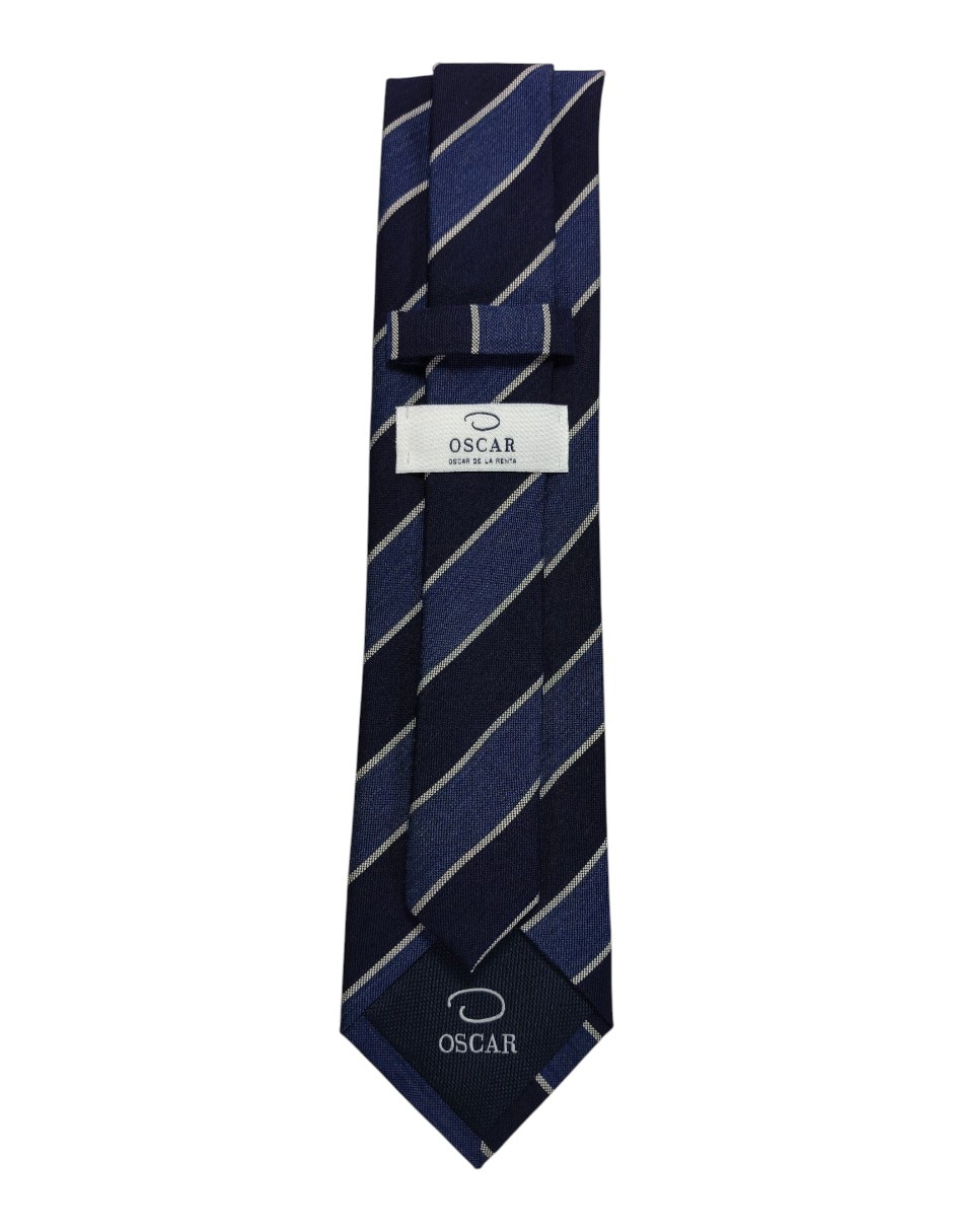Corbata regular estampado a rayas para hombre 3