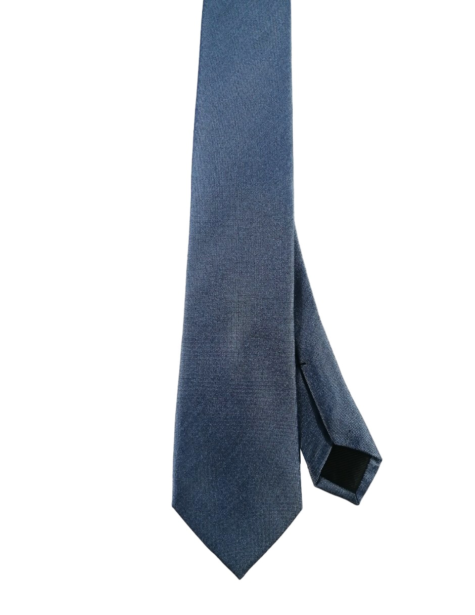 Corbata regular de seda estampado jaspeado para hombre