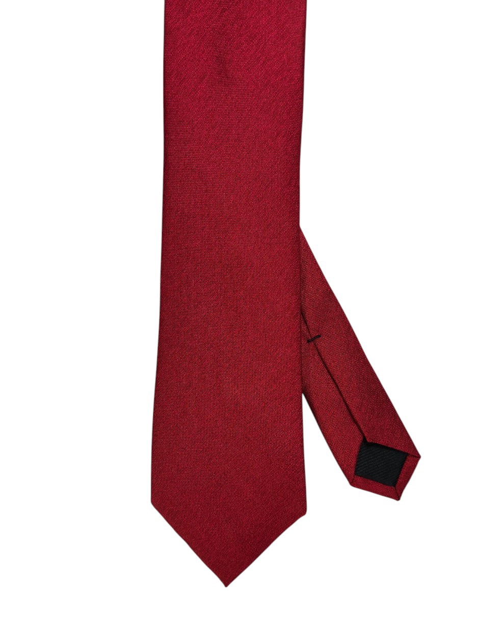 Corbata regular de seda estampado jaspeado para hombre 1