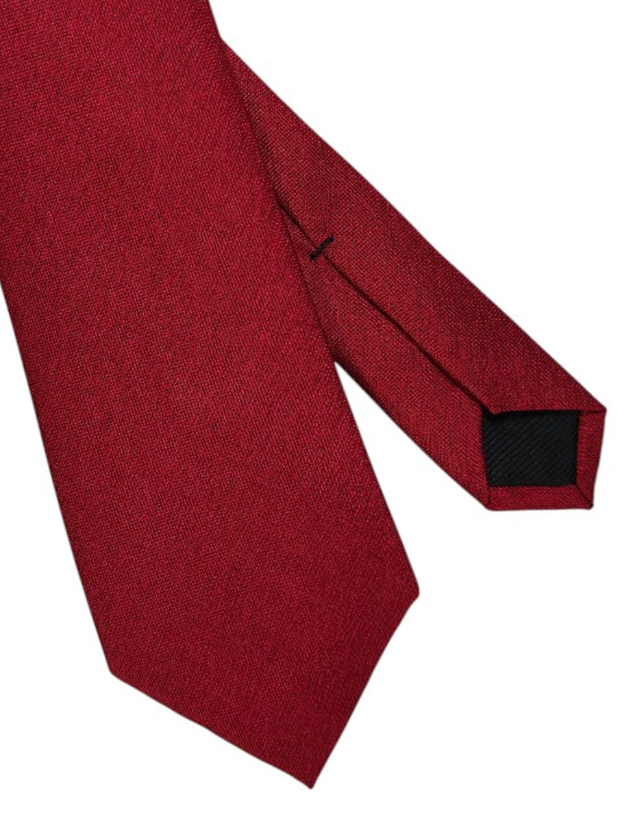 Corbata regular de seda estampado jaspeado para hombre 2