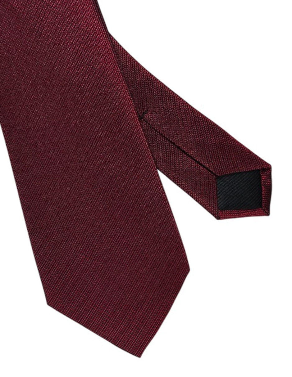 Corbata regular de seda estampado gráfico para hombre 2