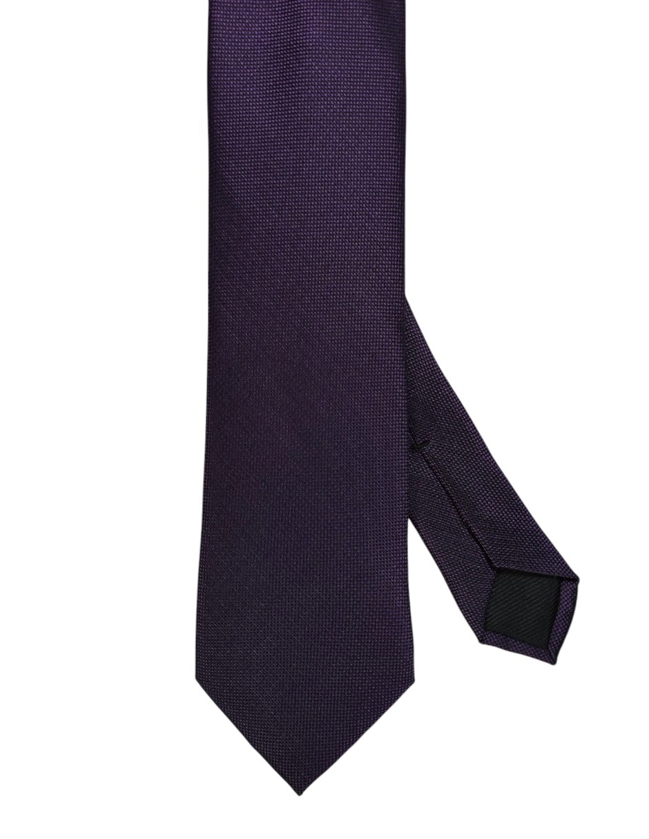 Corbata regular de seda estampado gráfico para hombre 1