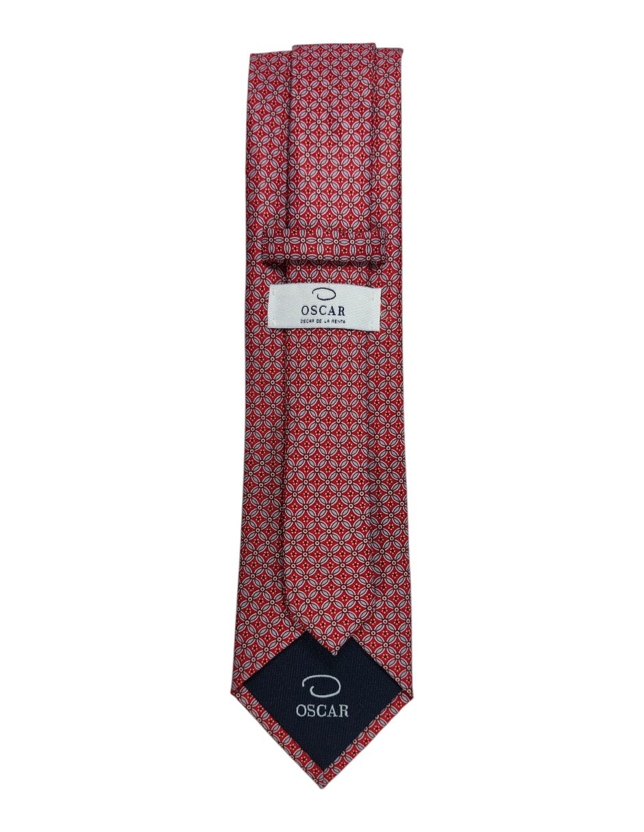 Corbata regular estampado floral para hombre 3