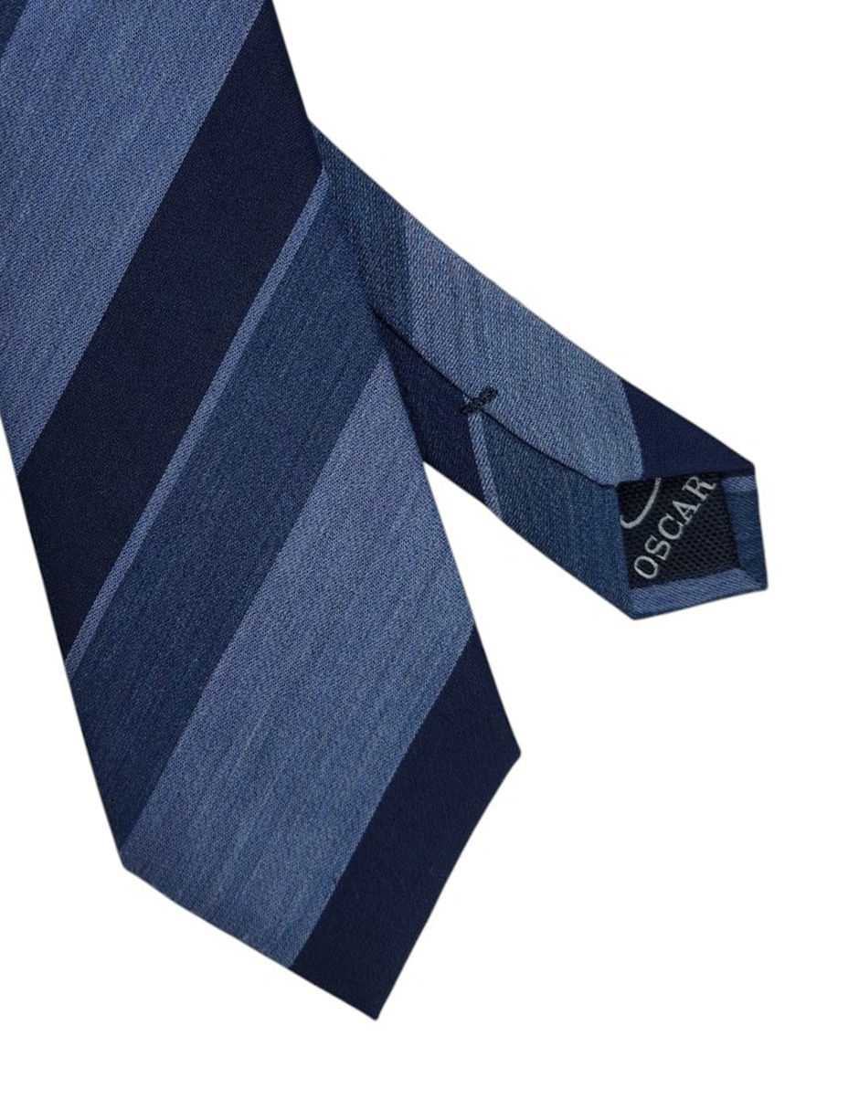 Corbata regular estampado a rayas para hombre 2