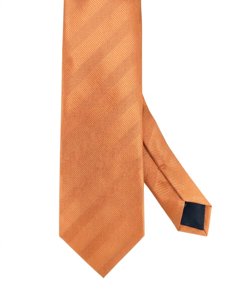 Corbata regular estampado a rayas para hombre