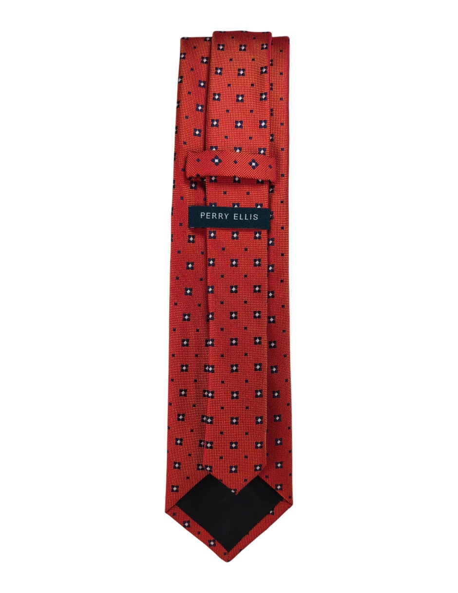 Corbata regular de seda estampado floral para hombre 3