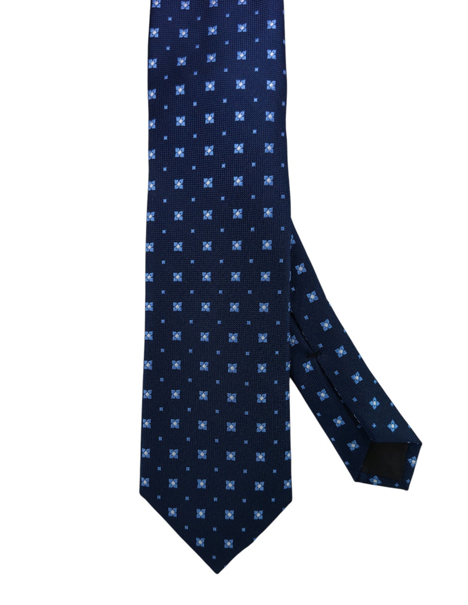 Corbata regular de seda estampado floral para hombre Corbata regular de seda estampado floral para hombre