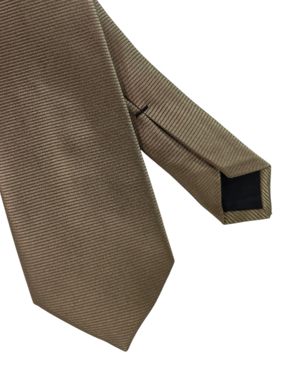 Corbata regular de seda estampado gráfico para hombre 2