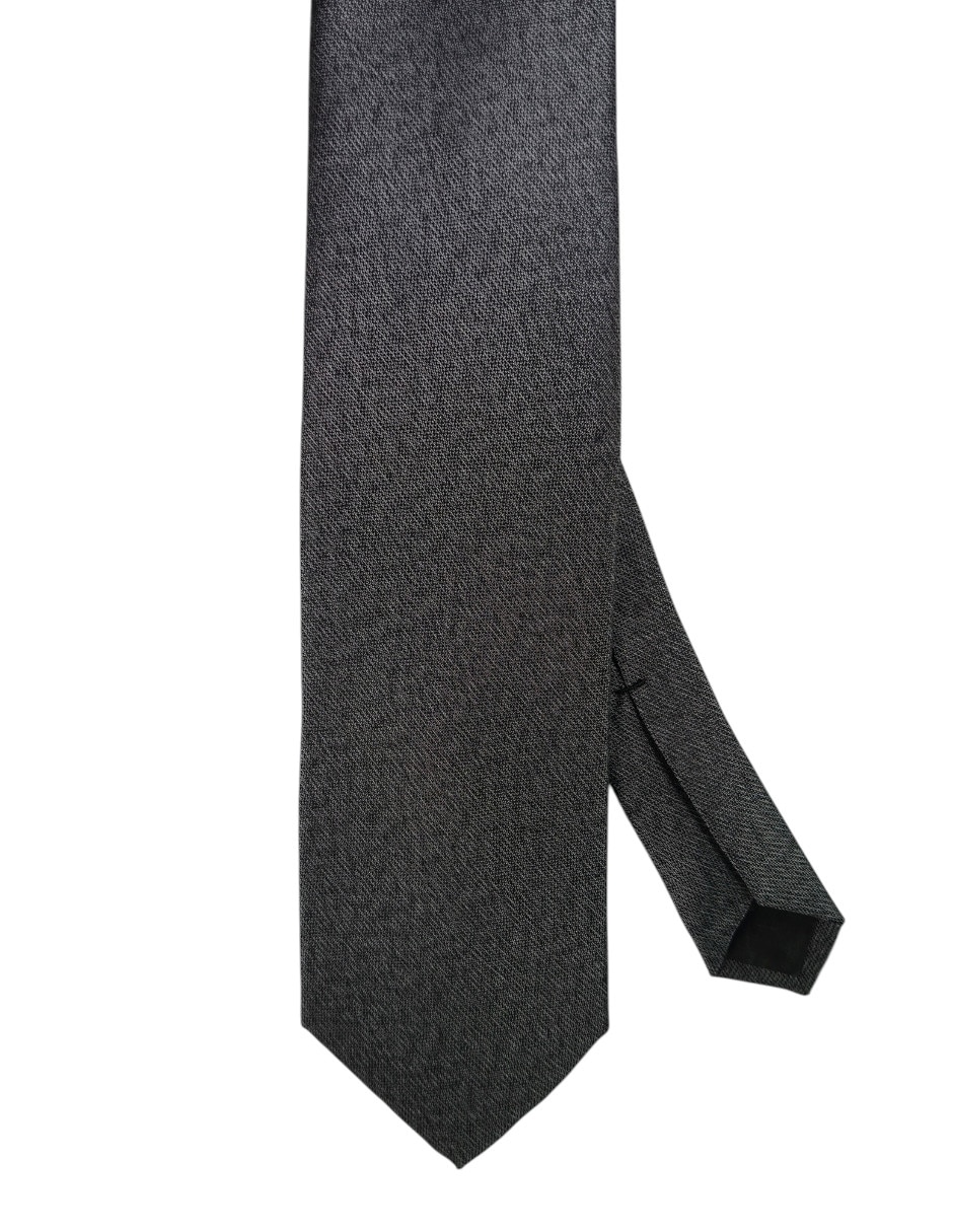 Corbata regular de seda estampado jaspeado para hombre 1