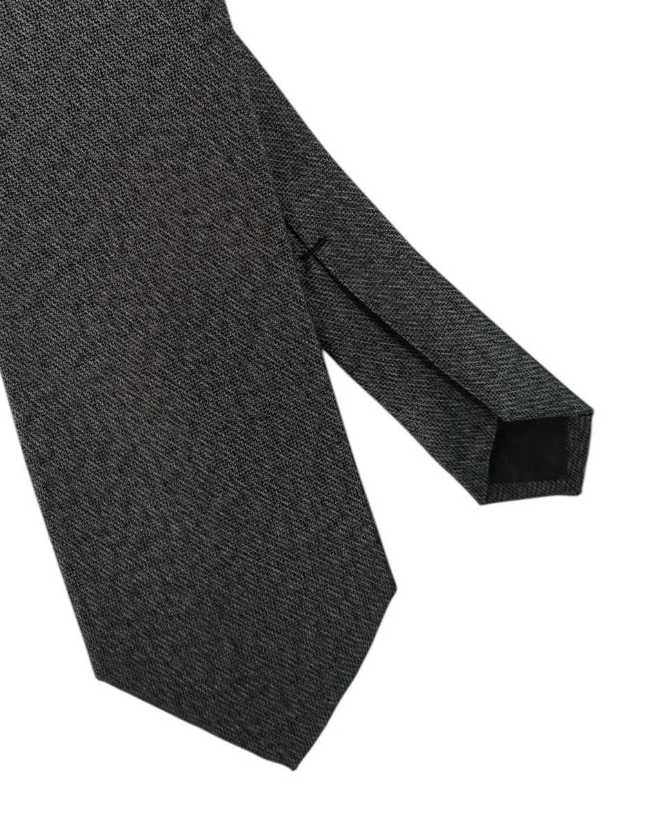 Corbata regular de seda estampado jaspeado para hombre 2