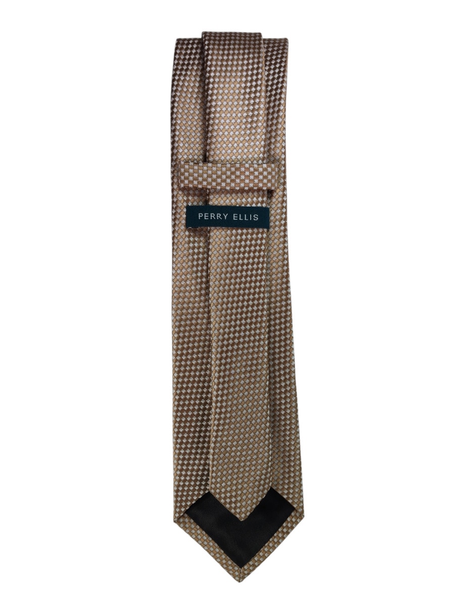Corbata regular de seda estampado gráfico para hombre 2