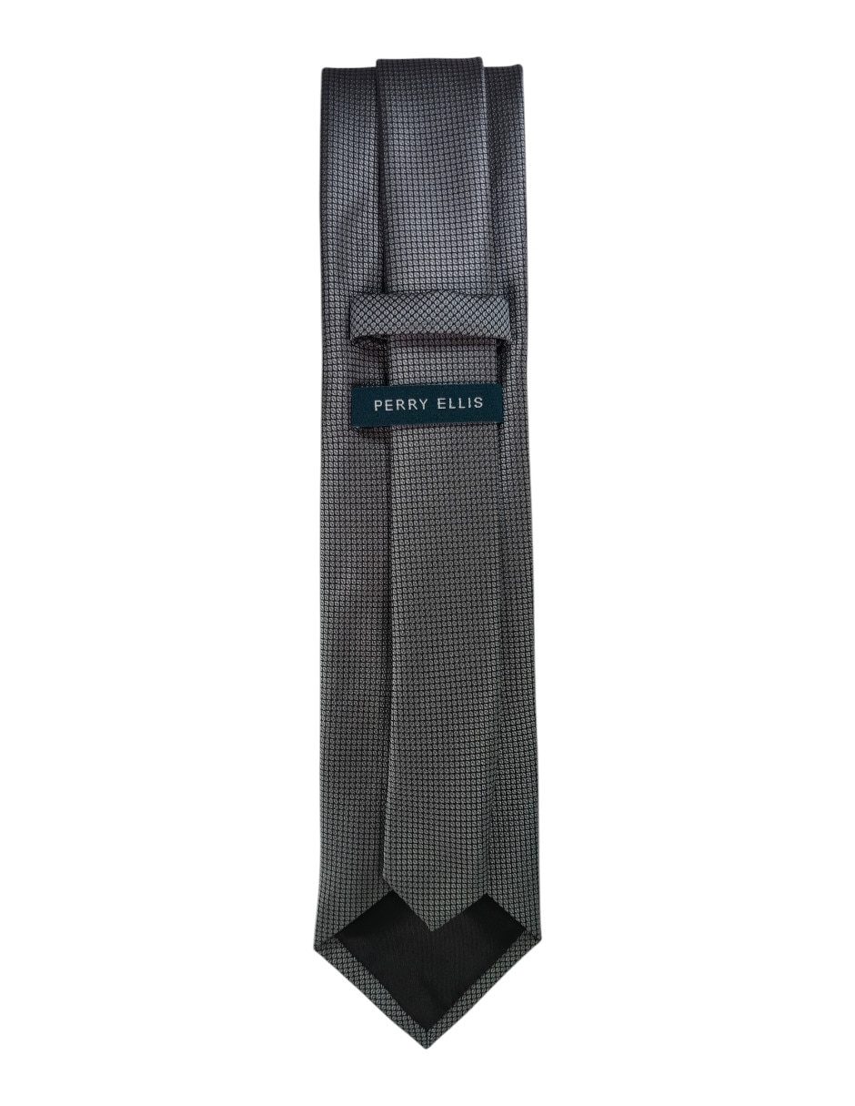 Corbata regular de seda estampado gráfico para hombre 2