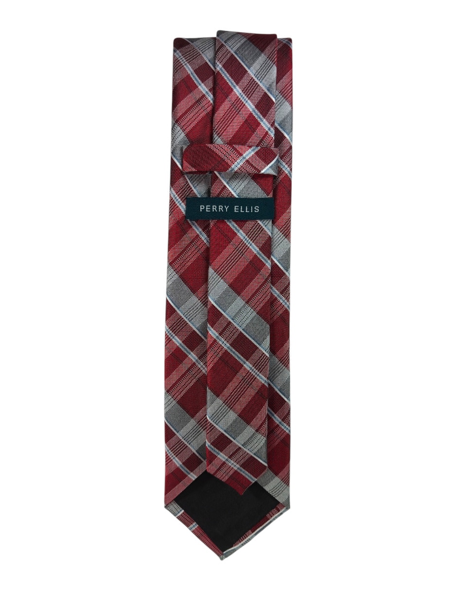 Corbata regular de seda estampado a rayas para hombre 2