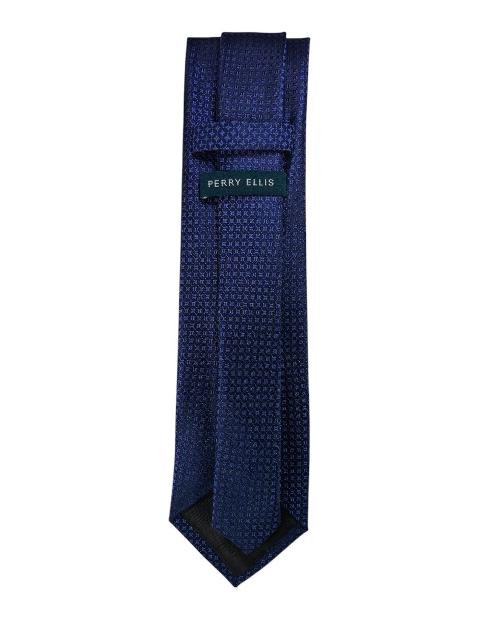Corbata regular de seda estampado gráfico para hombre 2