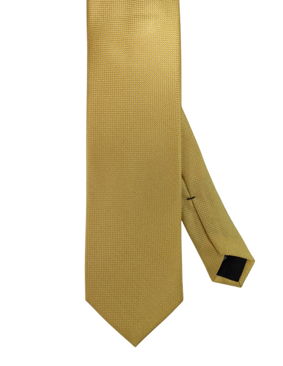 Corbata regular de seda estampado gráfico para hombre