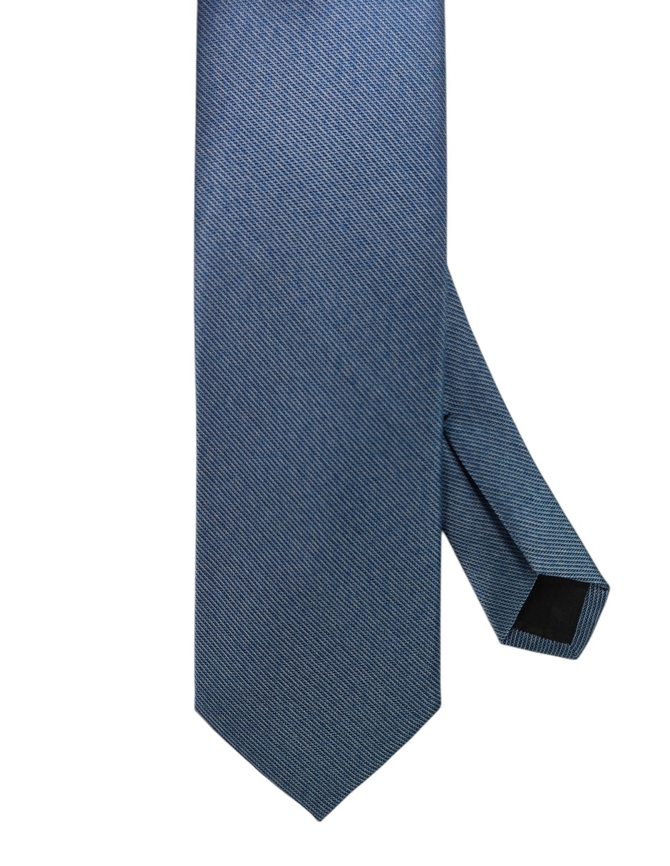 Corbata regular de seda estampado jaspeado para hombre