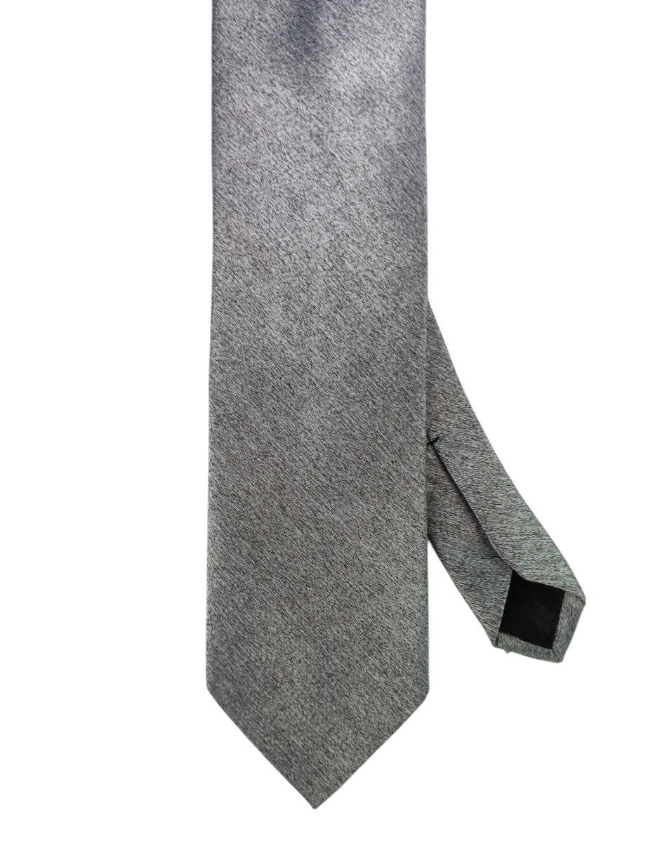 Corbata regular de seda estampado jaspeado para hombre 1