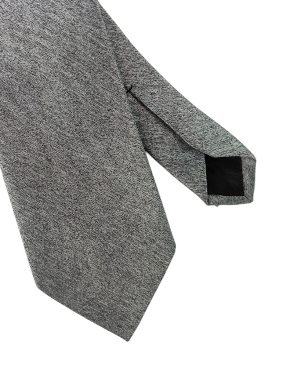 Corbata regular de seda estampado jaspeado para hombre 3