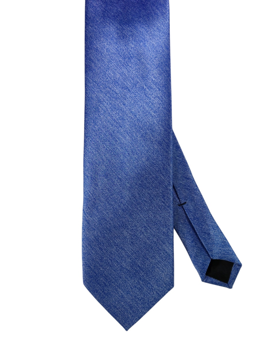 Corbata regular de seda estampado jaspeado para hombre