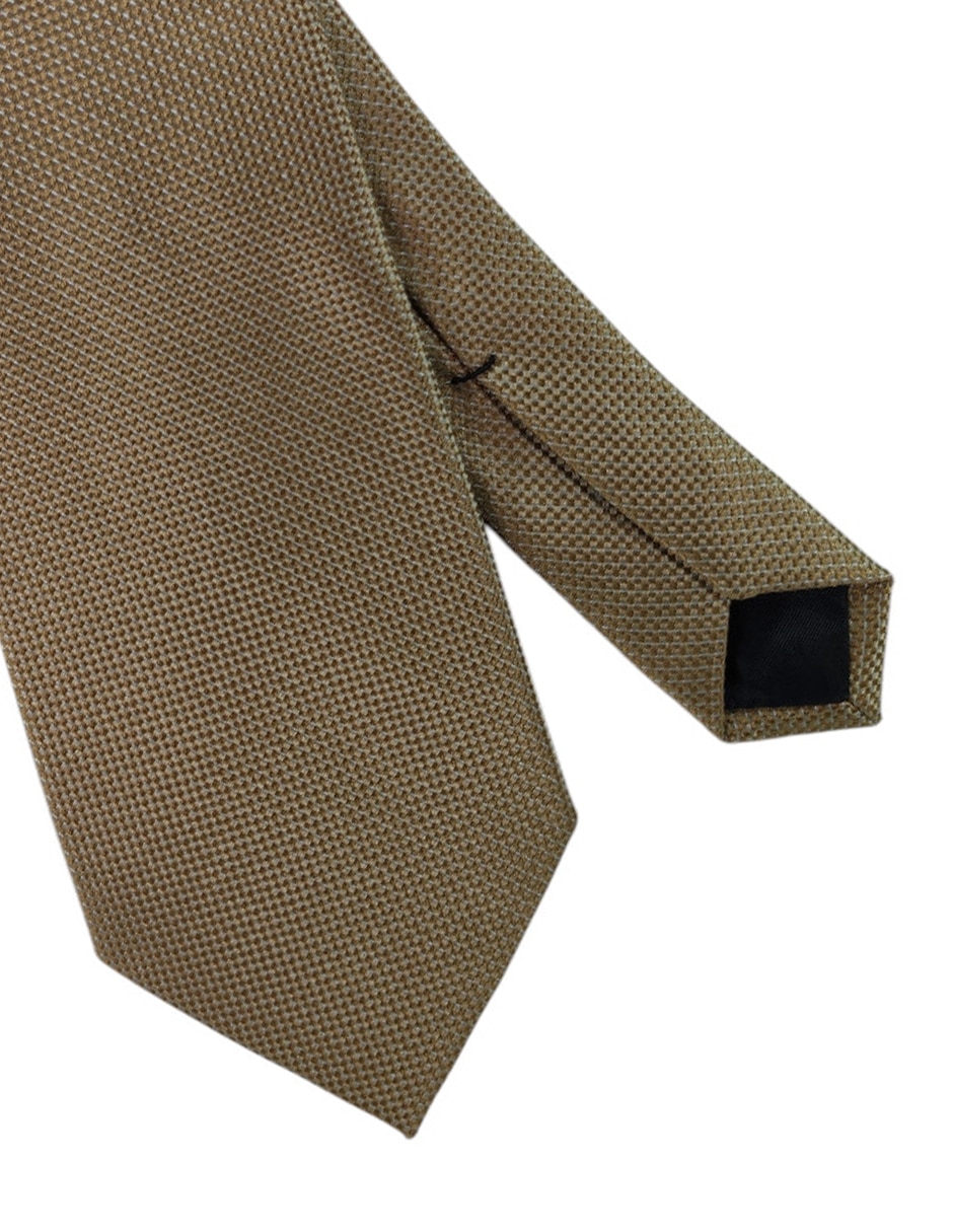 Corbata regular de seda estampado gráfico para hombre 2